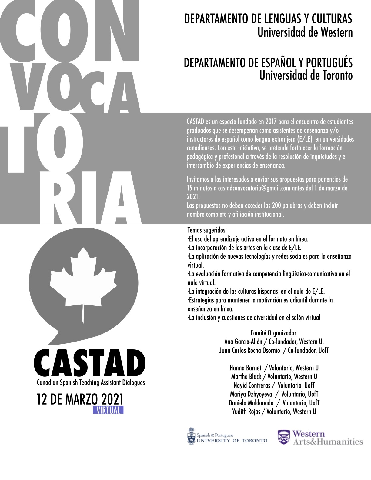 Convocatoria a CASTAD, 12 de marzo de 2021. Text reproduced in its entirety in the news article.